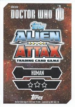 2013 Topps Alien Attax Doctor Who #130 Commander Lytton Back