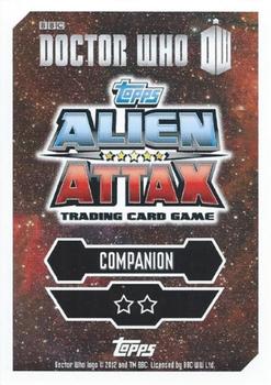 2013 Topps Alien Attax Doctor Who #186 Amelia Pond Back