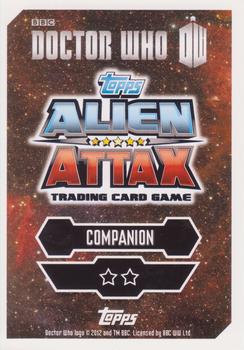 2013 Topps Alien Attax Doctor Who #197 Peri Brown Back