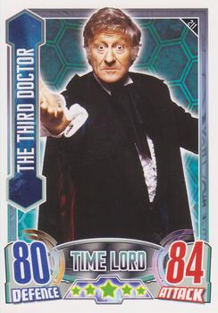 2013 Topps Alien Attax Doctor Who #211 The Third Doctor Front