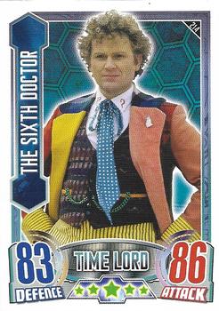 2013 Topps Alien Attax Doctor Who #214 The Sixth Doctor Front