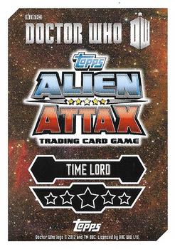 2013 Topps Alien Attax Doctor Who #218 The Tenth Doctor Back