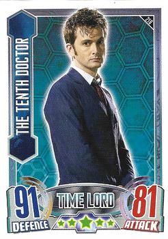 2013 Topps Alien Attax Doctor Who #218 The Tenth Doctor Front