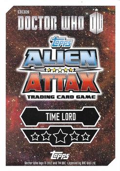 2013 Topps Alien Attax Doctor Who #220 The Meddling Monk Back