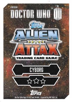2013 Topps Alien Attax Doctor Who #230 Bannakaffalatta Back