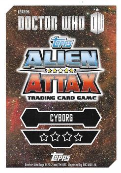 2013 Topps Alien Attax Doctor Who #233 Mr. Sin Back