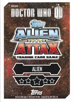 2013 Topps Alien Attax Doctor Who 50th Anniversary Edition #3 The Tenth Doctor Back