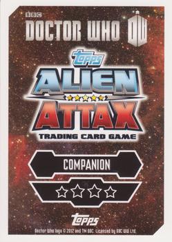 2013 Topps Alien Attax Doctor Who 50th Anniversary Edition #4 Martha Jones Back