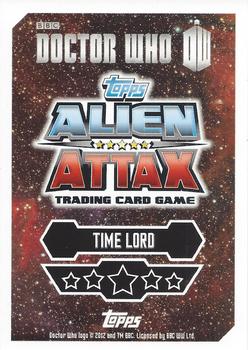 2013 Topps Alien Attax Doctor Who 50th Anniversary Edition #9 The First Doctor Back