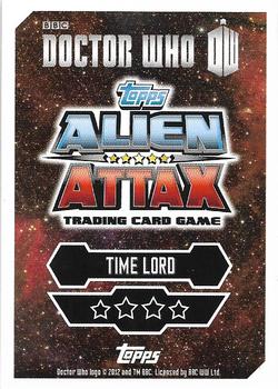 2013 Topps Alien Attax Doctor Who 50th Anniversary Edition #10 The Second Doctor Back