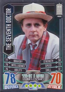 2013 Topps Alien Attax Doctor Who 50th Anniversary Edition #15 The Seventh Doctor Front