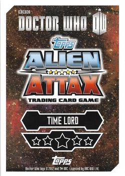 2013 Topps Alien Attax Doctor Who 50th Anniversary Edition #18 The Tenth Doctor Back