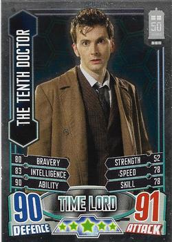 2013 Topps Alien Attax Doctor Who 50th Anniversary Edition #18 The Tenth Doctor Front