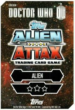 2013 Topps Alien Attax Doctor Who 50th Anniversary Edition #19 Davros Back