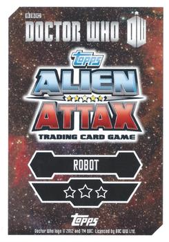 2013 Topps Alien Attax Doctor Who 50th Anniversary Edition #31 Clockwork Droid Back