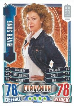 2013 Topps Alien Attax Doctor Who 50th Anniversary Edition #53 River Song Front
