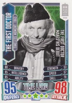 2013 Topps Alien Attax Doctor Who 50th Anniversary Edition - Timeless Moments #TM1 The First Doctor Front