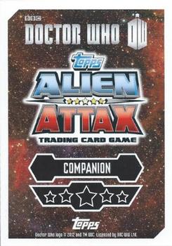 2013 Topps Alien Attax Doctor Who 50th Anniversary Edition - Timeless Moments #TM36 River Song Back