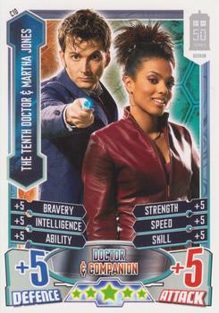 2013 Topps Alien Attax Doctor Who 50th Anniversary Edition - Companions #C10 The Tenth Doctor & Martha Jones Front