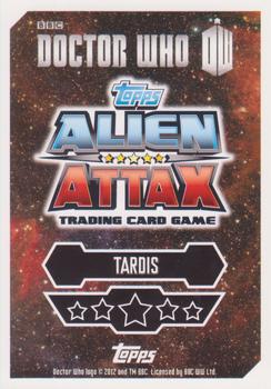 2013 Topps Alien Attax Doctor Who 50th Anniversary Edition - Tardis Puzzle Cards #T2 The First Doctor Back