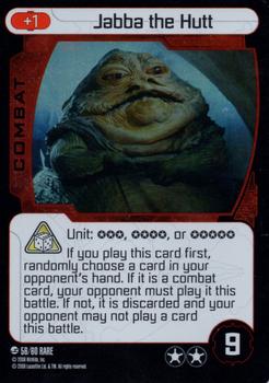 2008 Star Wars Pocketmodel TCG Scum & Villainy #56 Jabba the Hutt Front
