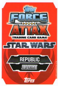 2012 Topps Star Wars Force Attax Series 3 #5 Mace Windu Back