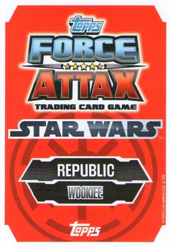 2012 Topps Star Wars Force Attax Series 3 #16 Chewbacca Back