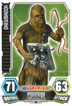 2012 Topps Star Wars Force Attax Series 3 #16 Chewbacca Front