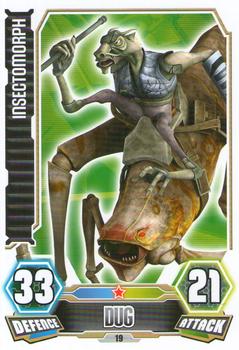 2012 Topps Star Wars Force Attax Series 3 #19 Insectomorph Front