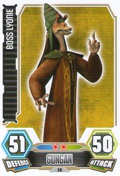2012 Topps Star Wars Force Attax Series 3 #20 Boss Lyonie Front