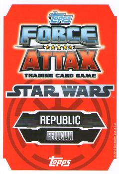 2012 Topps Star Wars Force Attax Series 3 #32 Casiss Back