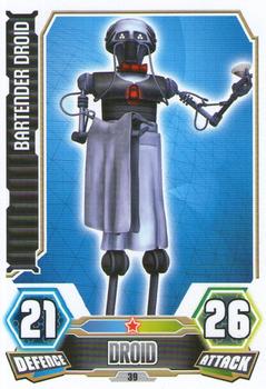 2012 Topps Star Wars Force Attax Series 3 #39 Bartender Droid Front
