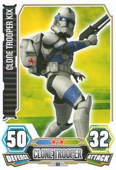 2012 Topps Star Wars Force Attax Series 3 #52 Clone Trooper Kix Front