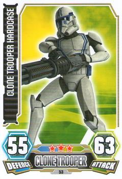 2012 Topps Star Wars Force Attax Series 3 #53 Clone Trooper Hardcase Front