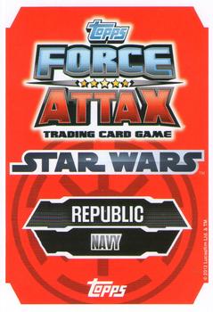 2012 Topps Star Wars Force Attax Series 3 #62 Admiral Coburn Back