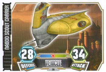 2012 Topps Star Wars Force Attax Series 3 #79 Naboo Scout Carrier Front