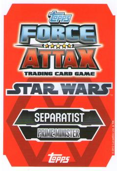 2012 Topps Star Wars Force Attax Series 3 #91 Atai Molec Back
