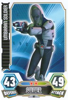 2012 Topps Star Wars Force Attax Series 3 #97 Umbaran Soldier Front