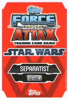 2012 Topps Star Wars Force Attax Series 3 #99 Mortis Father Back