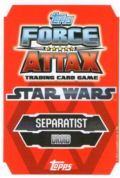 2012 Topps Star Wars Force Attax Series 3 #124 Droid Tri-Fighters Back