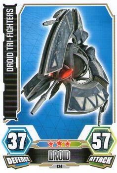 2012 Topps Star Wars Force Attax Series 3 #124 Droid Tri-Fighters Front