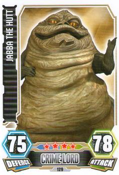 2012 Topps Star Wars Force Attax Series 3 #129 Jabba The Hutt Front