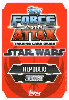 2012 Topps Star Wars Force Attax Series 3 #194 Obi-Wan Kenobi Back