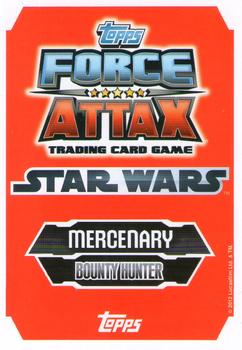 2012 Topps Star Wars Force Attax Series 3 #221 Cad Bane Back