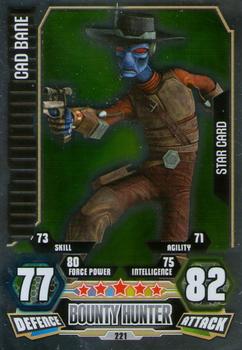 2012 Topps Star Wars Force Attax Series 3 #221 Cad Bane Front