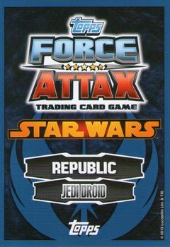2013 Topps Force Attax Star Wars Movie Edition Series 4 #21 Huyang Back