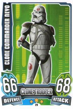2013 Topps Force Attax Star Wars Movie Edition Series 4 #29 Clone Commander Neyo Front