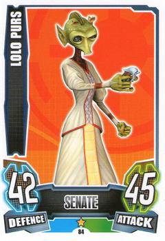 2013 Topps Force Attax Star Wars Movie Edition Series 4 #84 Lolo Purs Front