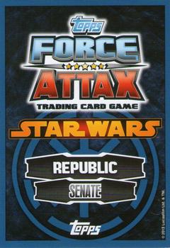 2013 Topps Force Attax Star Wars Movie Edition Series 4 #85 Senator Halle Burtoni Back