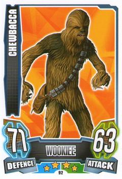 2013 Topps Force Attax Star Wars Movie Edition Series 4 #92 Chewbacca Front
